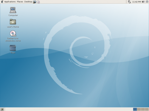 debian Etch con gnome