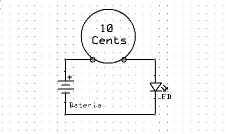 Ejemplo de moneda como interruptor